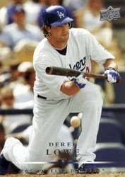 2008 Upper Deck Base Set Derek Lowe #102 card