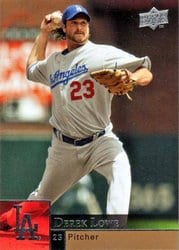 2009 Upper Deck Base Set Derek Lowe #209 card