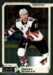 2018-19 O-Pee-Chee Platinum Base Set Derek Stepan #113 card