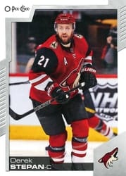 2020-21 O-Pee-Chee Base Set Derek Stepan #284 card