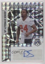 2022 Panini Mosaic Rookie Autographs Mosaic Derek Stingley Jr #RAM-DSJ card