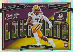 2022 Panini Prestige Seasons Greetings Derek Stingley Jr #SG-20 card