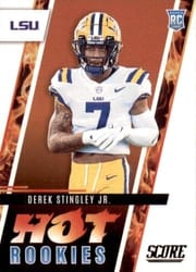 2022 Score Hot Rookies Derek Stingley Jr. #HR14 card