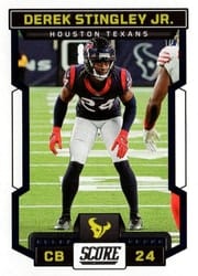 2023 Score Base Set Derek Stingley Jr. #4 card