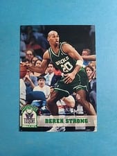 1993-94 Hoops Base Set Derek Strong #127 card
