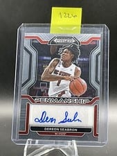 2022 Panini Prizm Draft Picks College Penmanship Dereon Seabron #CP-SEA card