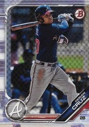 2019 Bowman Draft Base Set Derian Cruz #BD-52 card