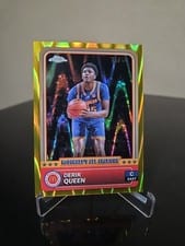 2024 Topps Chrome McDonald's All-American Base Set Derik Queen #32 card