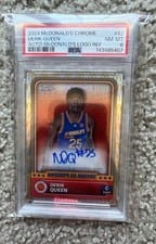 2024 Topps Chrome McDonald's All-American Base Set Derik Queen #82 card