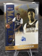 2025-26 Finest Masters Autographs Derik Queen #MA-DQ card