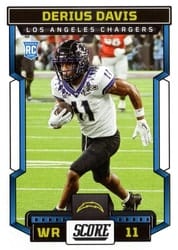 2023 Score Base Set Derius Davis #364 card
