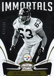 2018 Panini Certified Base Set Dermontti Dawson #115 card