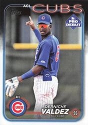 2024 Topps Pro Debut Base Set Derniche Valdez #PD-126 card