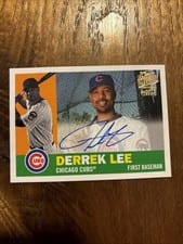 2021 Topps Archives Fan Favorite Autographs Derrek Lee #FFA-DL card