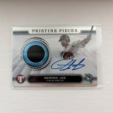 2024 Topps Pristine Pieces Autograph Relic Derrek Lee #PPAR-DL card