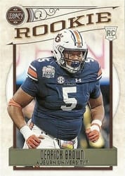 2020 Panini Legacy Base Set Derrick Brown #163 card