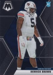 2020 Panini Mosaic Base Set Derrick Brown #244 card