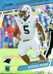 2020 Panini Prestige Base Set Derrick Brown #234 card
