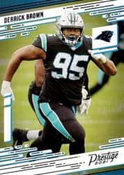 2021 Panini Prestige Base Set Derrick Brown #80 card