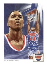 1991-92 Upper Deck Base Set Derrick Coleman #88 card