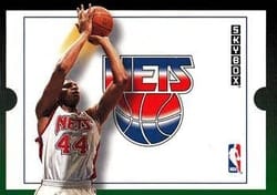 1992-93 SkyBox Base Set Derrick Coleman #298 card