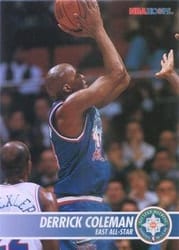 1994-95 Hoops Base Set Derrick Coleman #227 card