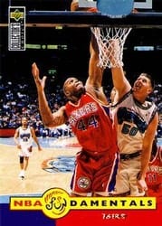 1996-97 Collector's Choice Base Set Derrick Coleman #185 card