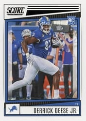 2022 Score Base Set Derrick Deese Jr. #376 card