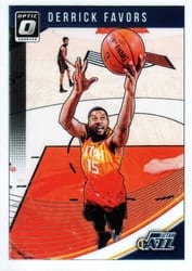2018-19 Donruss Optic Base Set Derrick Favors #83 card