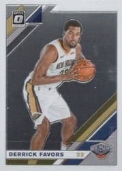 2019-20 Donruss Optic Base Set Derrick Favors #33 card