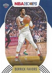 2020-21 Hoops Base Set Derrick Favors #135 card