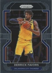 2021-22 Panini Prizm Base Set Derrick Favors #124 card