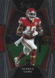 2021 Panini Select Base Set Derrick Gore #184 card