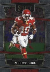 2021 Panini Select Base Set Derrick Gore #84 card