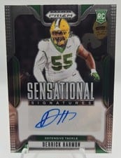 2025 Panini Prizm Draft Picks Sensational Signatures Derrick Harmon #59 card