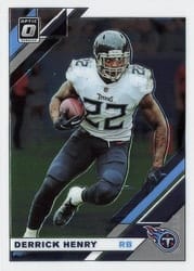 2019 Donruss Optic Base Set Derrick Henry #95 card