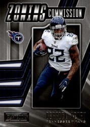 2019 Panini Playbook Zoning Commission Derrick Henry #10 card