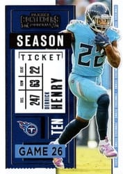 2020 Panini Contenders Base Set Derrick Henry #11 card