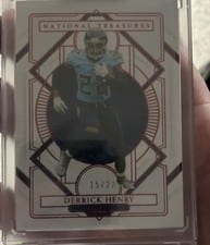 2020 Panini National Treasures Derrick Henry #96 card