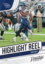 2020 Panini Prestige Highlight Reel Derrick Henry #HR-DH card
