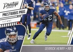 2020 Panini Prestige Prestigious Pros Derrick Henry #PP-DH card