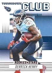 2020 Panini Rookies & Stars Touchdown Club Derrick Henry #TC-7 card