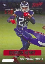 2021 Panini Prestige Time Stamped Derrick Henry #TS-DH card