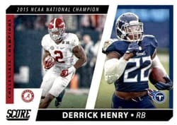 2021 Score Collegiate Champions Derrick Henry #CC4 card
