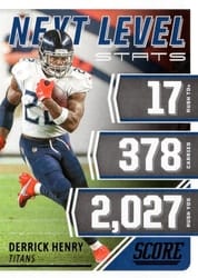 2021 Score Next Level Stats Derrick Henry #NL17 card