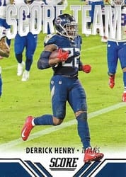 2021 Score Score Team Derrick Henry #ST22 card