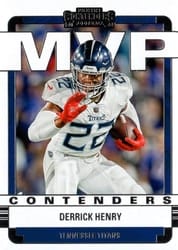 2022 Panini Contenders MVP Contenders Derrick Henry #MVP-DHE card