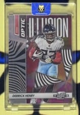 2022 Panini Contenders Optic Optic Illusion Derrick Henry #OI-10 card