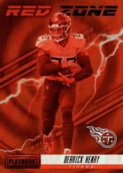 2022 Panini Playbook Red Zone Derrick Henry #RZ-14 card