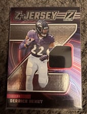 2024 Panini Zenith Z Jersey Derrick Henry #ZJ22 card